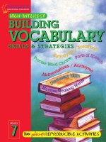 building vocabulary skills and strateries level 7