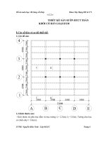 đồ án thiết kế sàn sườn toàn khối bản loại dầm