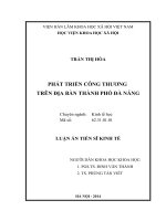 Phát triển công thương trên địa bàn thành phố Đà Nẵng