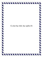 Những bài ca dao vong ân bội nghĩa pdf