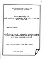 Chiến lược cạnh tranh của doanh nghiệp vừa và nhỏ tại việt nam trong quá trình hội nhập kinh tế quốc te