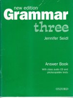 New grammar 3 - Answer book