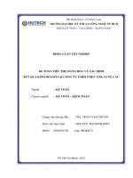 kế toán tiêu thụ hàng hóa và xác định kết quả kinh doanh tại công ty tnhh thương mại dịch vụ xuất nhập khẩu cung cầu