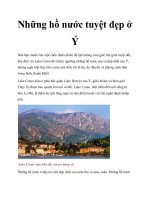 Những hồ nước tuyệt đẹp ở Ý pot