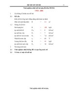 Tính nghiệm nhiệt nồi hơi phụ đốt dầu MIURA VWH 400e