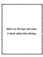 Điều trị rối loạn mỡ máu ở bệnh nhân tiểu đường doc