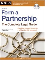 form a partnership, the complete legal guide 8th (2008)