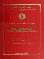 khóa luận tốt nghiệp pháp luật chứng khoán ở việt nam thực trạng và một số kiến nghị nhằm hoàn thiện