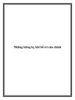 Những kiêng kỵ khi bố trí cửa chính pptx