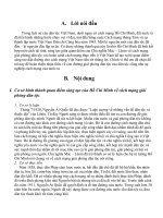 cơ sở hình thành quan điểm sáng tạo của hồ chí minh về cách mạng giải phóng dân tộc