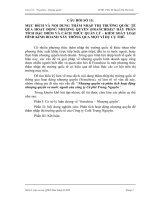 nhượng quyền và phân tích hoạt động nhượng quyền ra nước ngoài của công ty cà phê trung nguyên