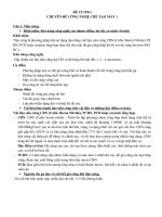 Đề cương chuyên đề công nghệ chế tạo máy 1