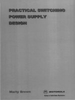 brown, m. (1990). practical switching power supply design