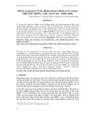 PHÂN LOẠI ĐẤT VÙNG ĐỒNG BẰNG SÔNG CỬU LONG THEO HỆ THỐNG CHÚ GIẢI FAO –WRB (2006) pot