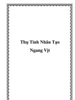 Thụ Tinh Nhân Tạo Ngang Vịt doc