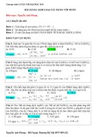 Nhận biết kim loại muối hay