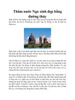 Thăm nước Nga xinh đẹp bằng đường thủy docx