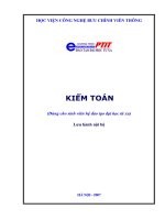 Giáo trình kiểm toán
