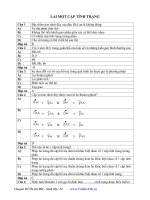 Trắc nghiệm sinh - Lai một cặp tính trạng potx