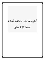 Chiếc bát ăn cơm và nghề gốm Việt Nam doc