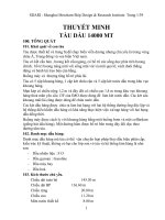 thuyết minh tàu dầu 14000 tấn