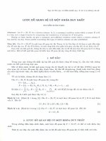 Lược đồ quan hệ có một khóa duy nhất. pptx