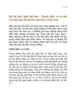 Đô thị hóa, hiện đại hóa - Thách thức và cơ hội với việc bảo tồn di sản văn hóa ở Việt Nam