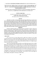 để xuất giải pháp nâng cao chất lượng thẩm định dự án đầu tư tại chi nhánh ngân hàng agribank quận cẩm lệ - thành phố đà nẵng