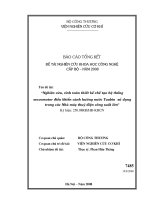 Nghiên cứu, tính toán, thiết kế, chế tạo hệ thống secvomotor điều khiển cánh hướng nước tua bin sử dụng trong các nhà máy thủy điện công suất lớn