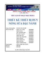 QUÁ TRÌNH VÀ THIẾT BỊ TRUYỀN NHIỆT