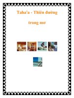 Taha''''a - Thiên đường trong mơ pptx