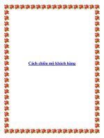 Cách chiêu mộ khách hàng potx