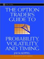 john wiley & sons - 2002 - the option trader's guide to probability, volatility and timing (a mar