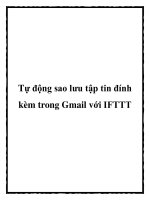 Tự động sao lưu tập tin đính kèm trong Gmail với IFTTT potx