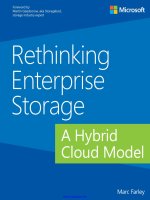 rethinking enterprise storage a hybrid cloud model