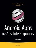 Android apps for absolute beginners (2011, jackson w )