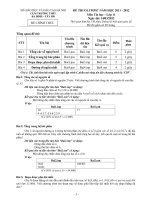 Đề thi Olympic Tây Hồ năm 2012 môn Tin lớp 11 doc