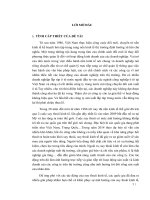 Báo cáo thực tập: Ảnh hưởng của suy thoái kinh tế đến tình hình kinh doanh ô tô của Công ty cổ phần ô tô TMT