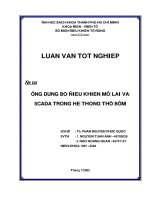 ứng dụng bộ điều khiển mờ lai và scada trong hệ thống thử bơm