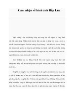 Cảm nhận về hình ảnh Bếp Lửa doc