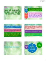 BÀI 1 Một số khái niệm và qui luật cơ bản về sinh học doc
