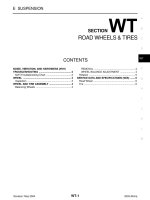 WT mâm XE và vỏ XE NISSAN ALTIMA 2003