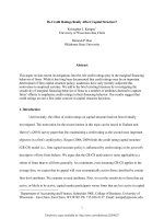 Do credit ratings really affect capital structure