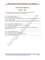 tổng hợp các đề thi môn kinh tế bảo hiểm