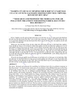 Nghiên cứu đề xuất mô hình thích hợp xử lý khí thải của các lò nung gạch kiểu hoffman đốt trấu trên địa bàn huyện đức hòa tỉnh long an