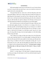 vốn kinh doanh và những biện pháp nâng cao hiệu quả sử dụng vốn kinh doanh ở công ty cổ phần cao hà