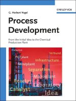 process development from the initial idea to the chemical production plant
