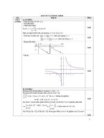 ĐÁP ÁN ĐỀ THI THỬ LẦN 1 - 2014 - MÔN TOÁN - KHỐI A, A1, B - TRƯỜNG THPT CAN LỘC - HÀ TĨNH