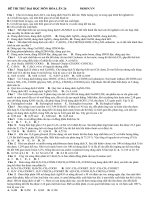 ĐỀ THI THỬ MÔN HÓA 2013 LẦN 26