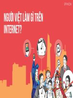 Người việt làm gì trên mạng